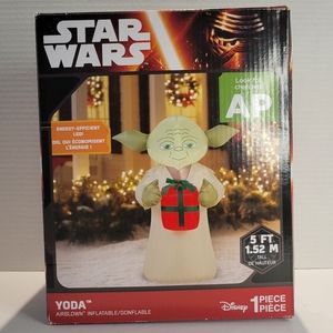New in‎ box Yoda Star Wars Disney - Yoda Christmas Inflatable